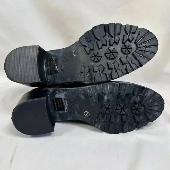 Crown Vintage Maiy Chelsea Boots Size 7 Hair Calf Animal Print - Picture 11 of 11